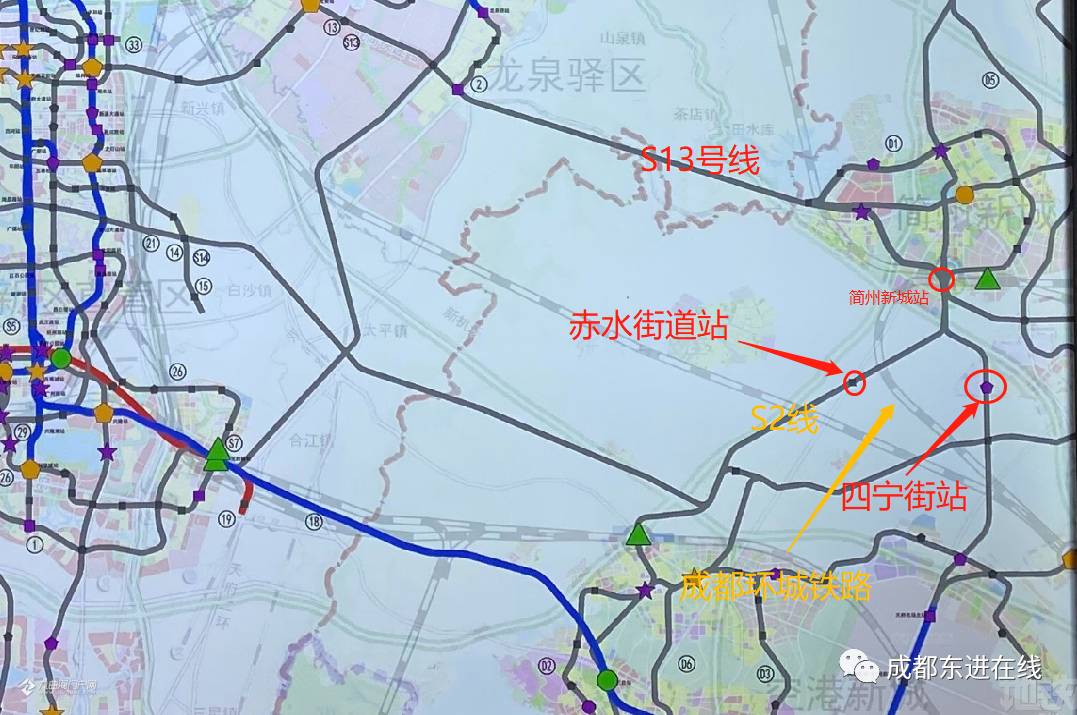 成都至資陽的成資線已開工建設,s13,s11和s5這三條鐵路近期建設的可能