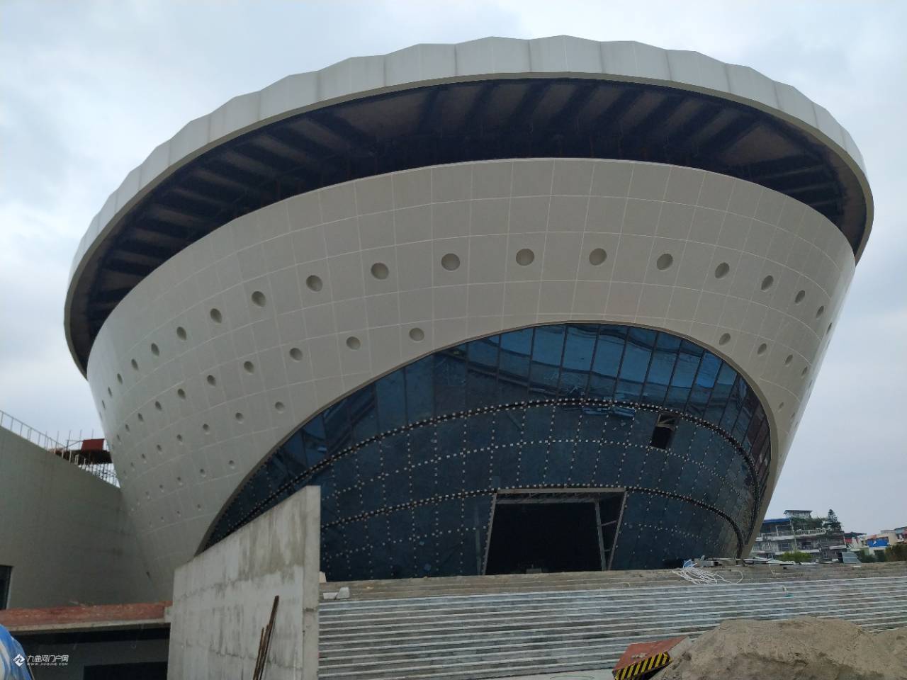 快来看看资阳博物馆修建得如何了,像不像一杯"大碗茶"?