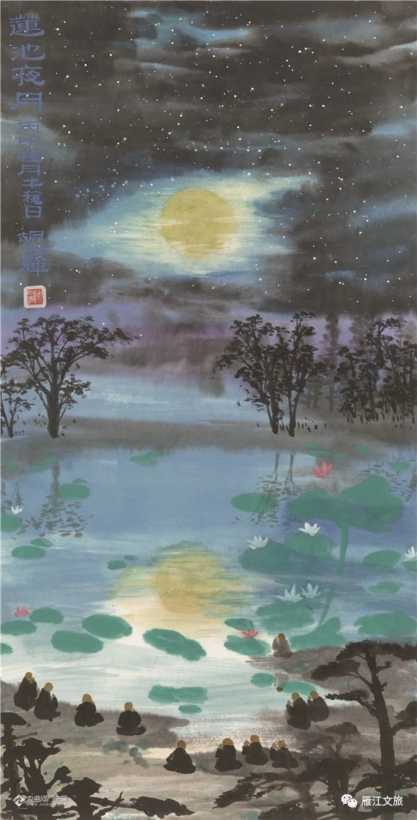 八位画家,八幅中国画,《雁城八景》再现资阳难以忘怀的乡愁